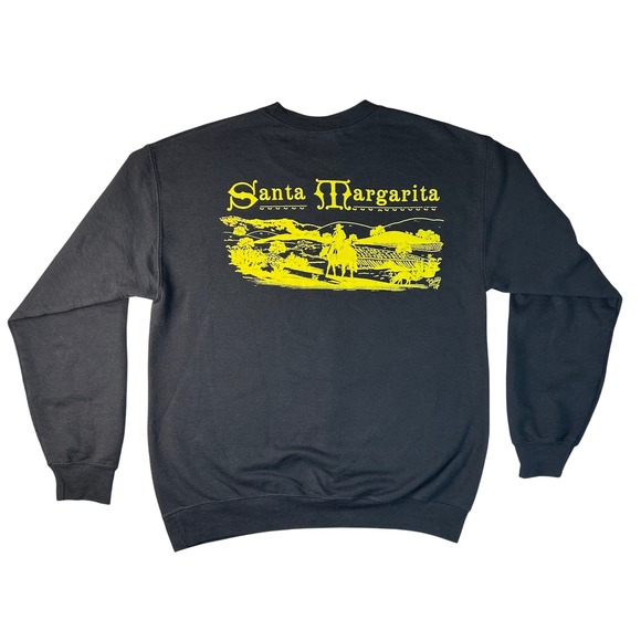 Gildan Other - Gildan Heavy Blend Santa Margarita The‎ Giddy Up Black Sweatshirt Mens Medium
